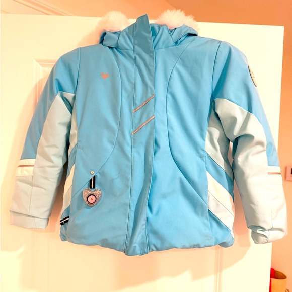 Obermeyer Girls Snowsuit Snoverall Coat Snow pants 6 - Picture 1 of 13